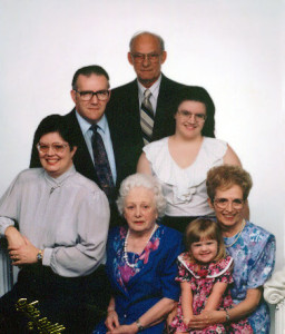 Anderson, Burgess, Pap Pap Bier, Sapp, Family Portrait