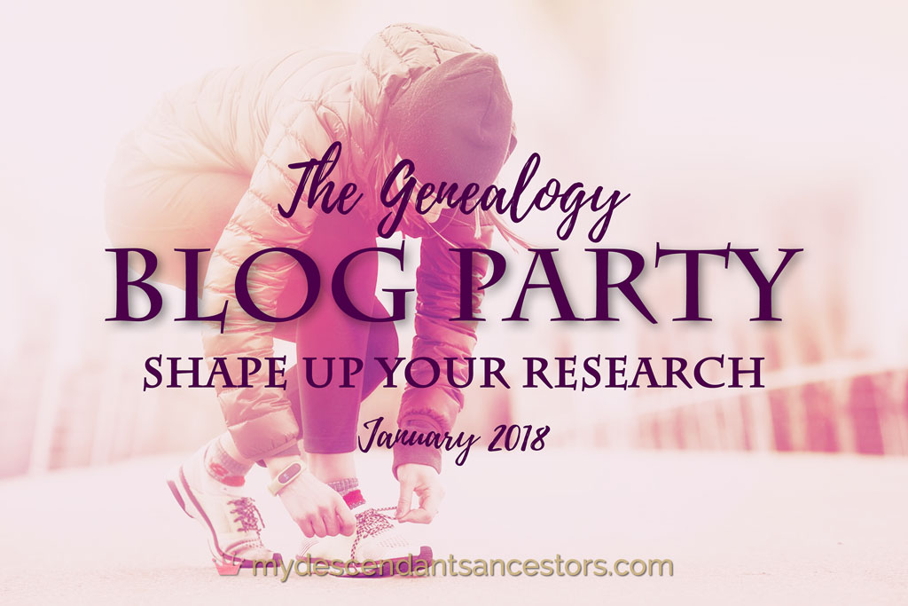 Genealogy Blog Party Jan 2018