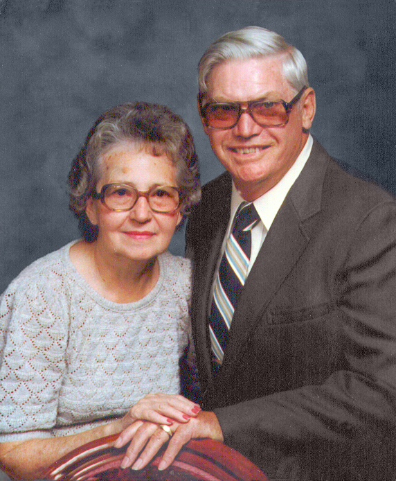 Mildred Ida Pauline Hancock "Nig" And JR King.