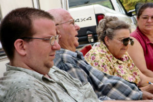 Photo Thomas Jeremy King, Paul Chester Randolph, Alice Omega (Wolf) Randolph, Pauletta Virginia (Randolph) King.